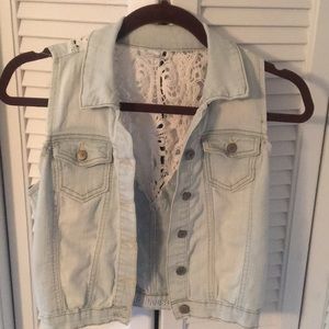 Dollhouse denim vest